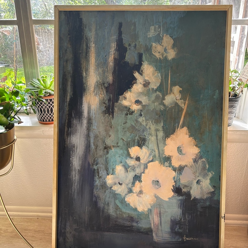 Original Mid-Century modern painting by artist Helen Von Buren (1920-2003) - Picture 4 of 8